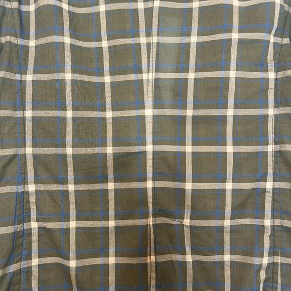 Rag and Bone Sybil Green Plaid Blazer Size 2 100% Cotton - Picture 8 of 11